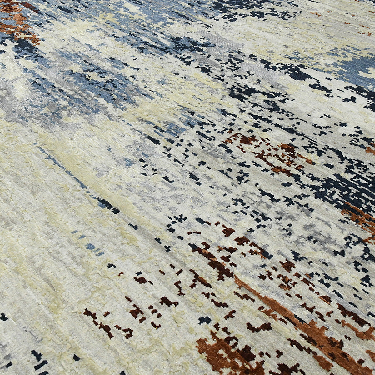 Amer Hermitage HRM-2 Blue area rug - close-up view