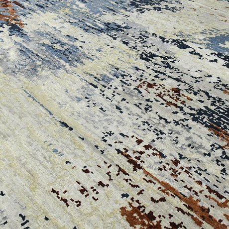 Amer Hermitage HRM-2 Blue area rug - close-up view