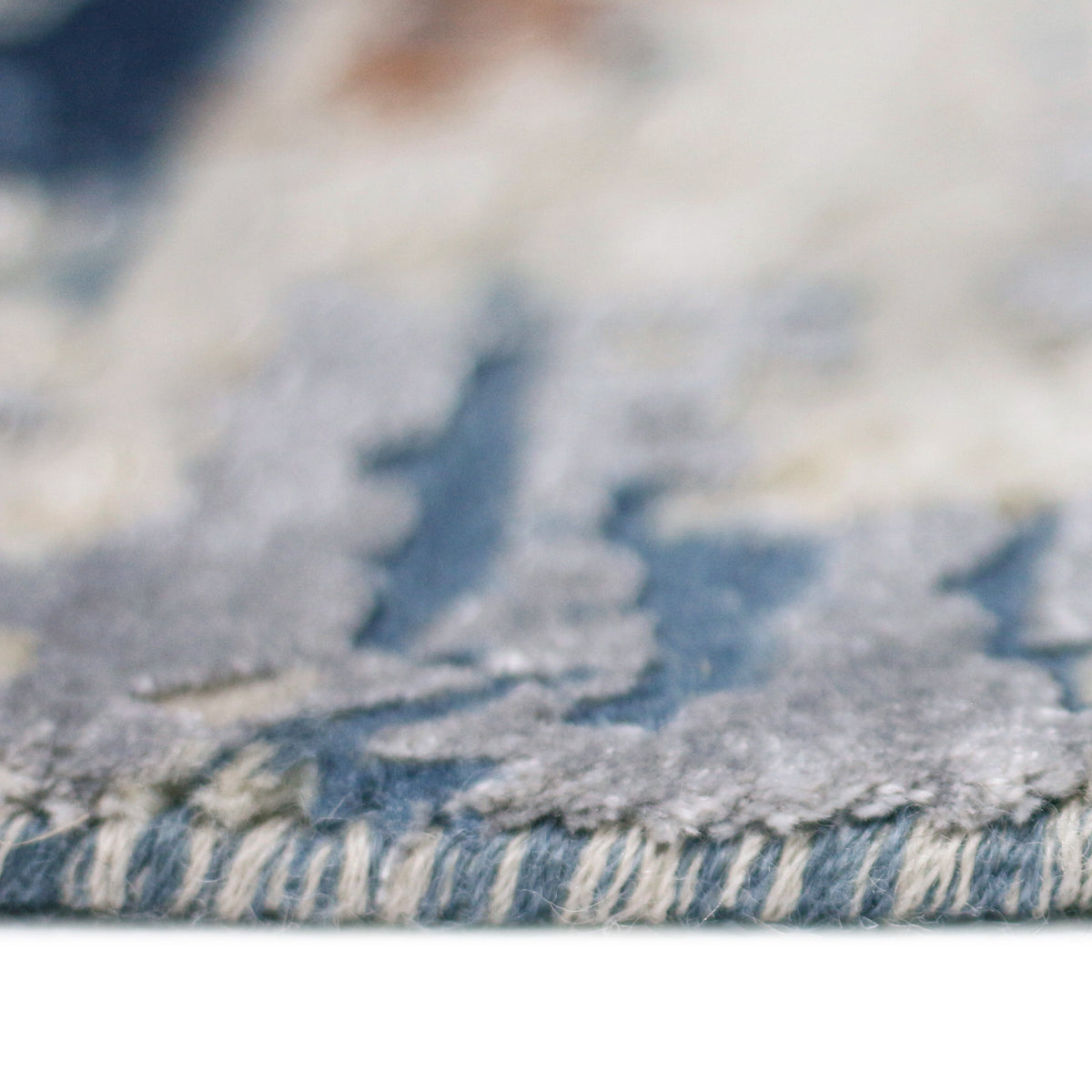 Amer Hermitage HRM-2 Blue area rug - profile view