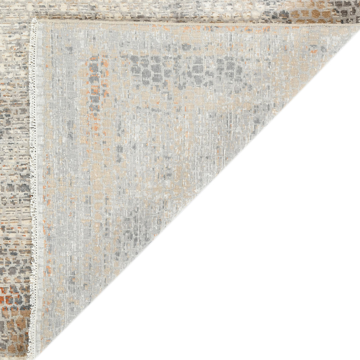 Amer Hermitage HRM-8 Light Gray area rug - back view