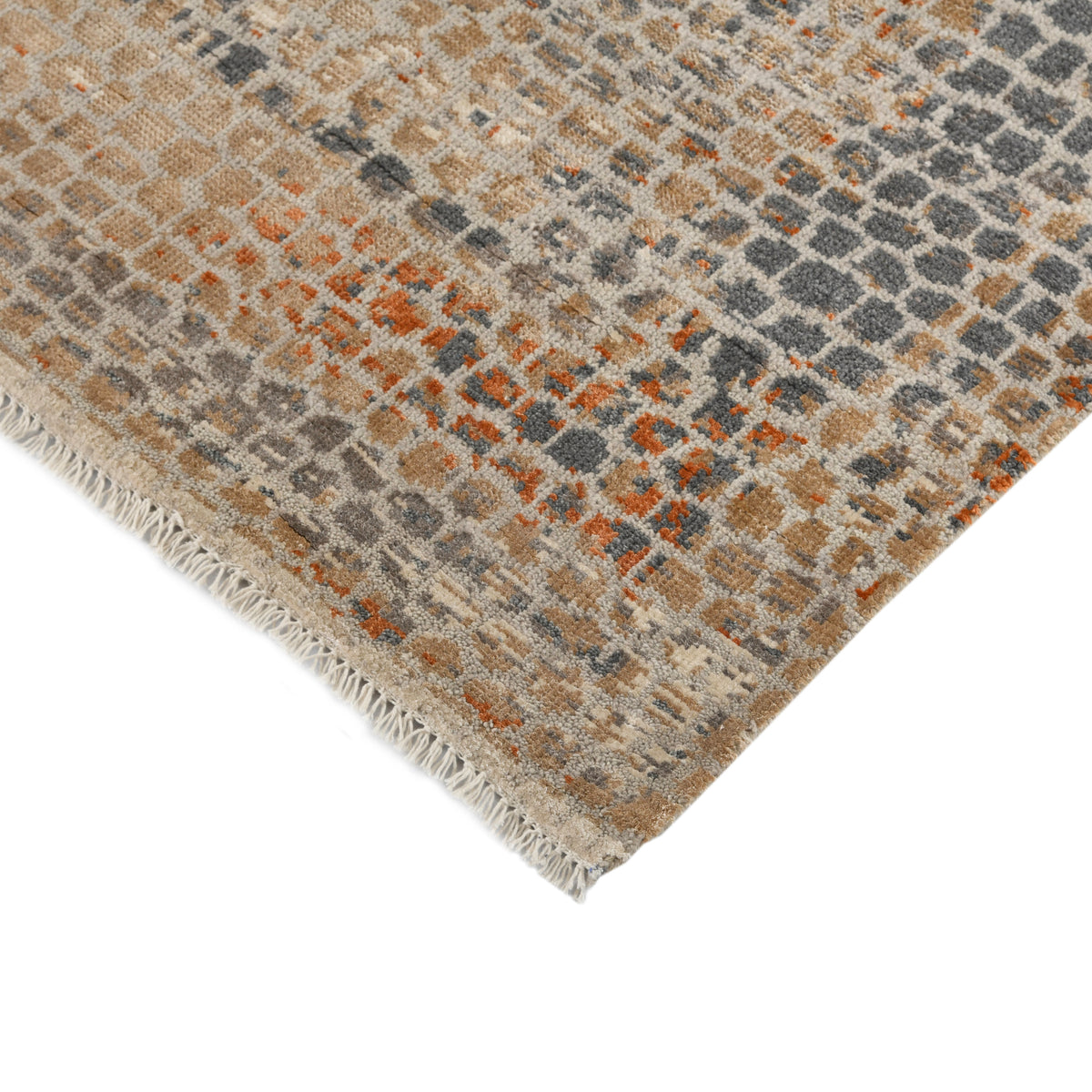Amer Hermitage HRM-8 Light Gray area rug - corner view