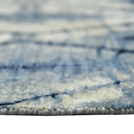 Amer Hermitage HRM-9 Blue Sapphire area rug - profile view