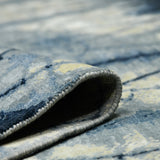 Amer Hermitage HRM-9 Blue Sapphire area rug - rolled view