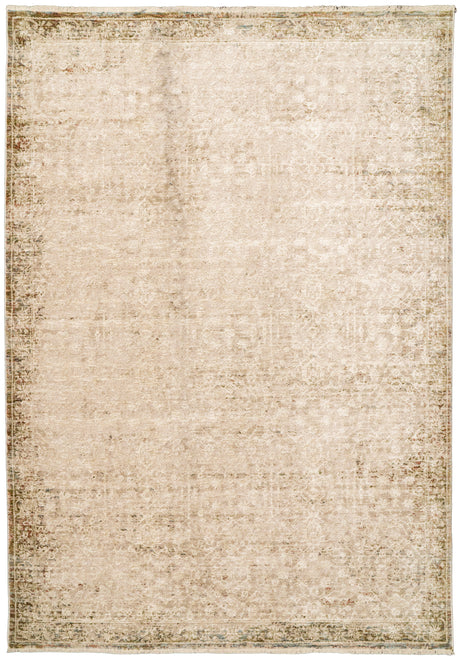 Dynamic Rugs Hudson 1460 Power Loomed Transitional Beige/Cream Rug