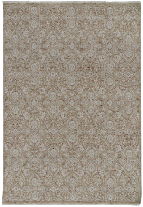 Dynamic Rugs Hudson 1480 Power Loomed Transitional Gold/Cream Rug