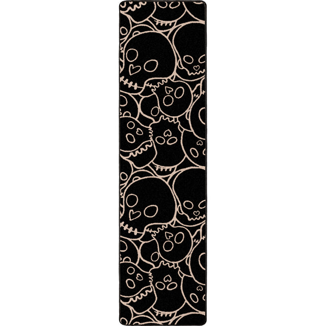 American Dakota Head Banger Black Rug