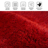 Amer Illustrations ILT-1 Red area rug - infographic view