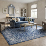 Amer Inara INA-9 Denim Blue area rug - lifestyle view
