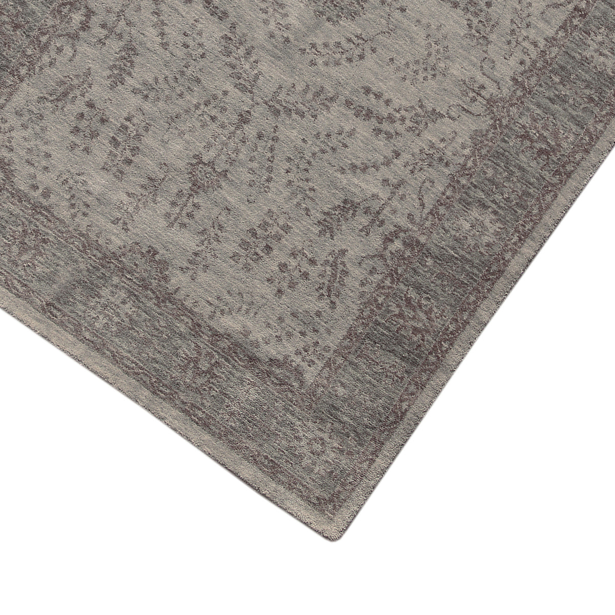 Amer Inara INA-12 Gray area rug - corner view