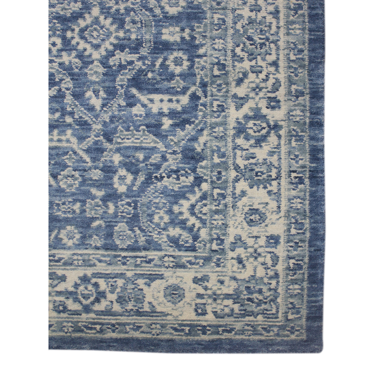 Amer Inara INA-9 Denim Blue area rug - corner view