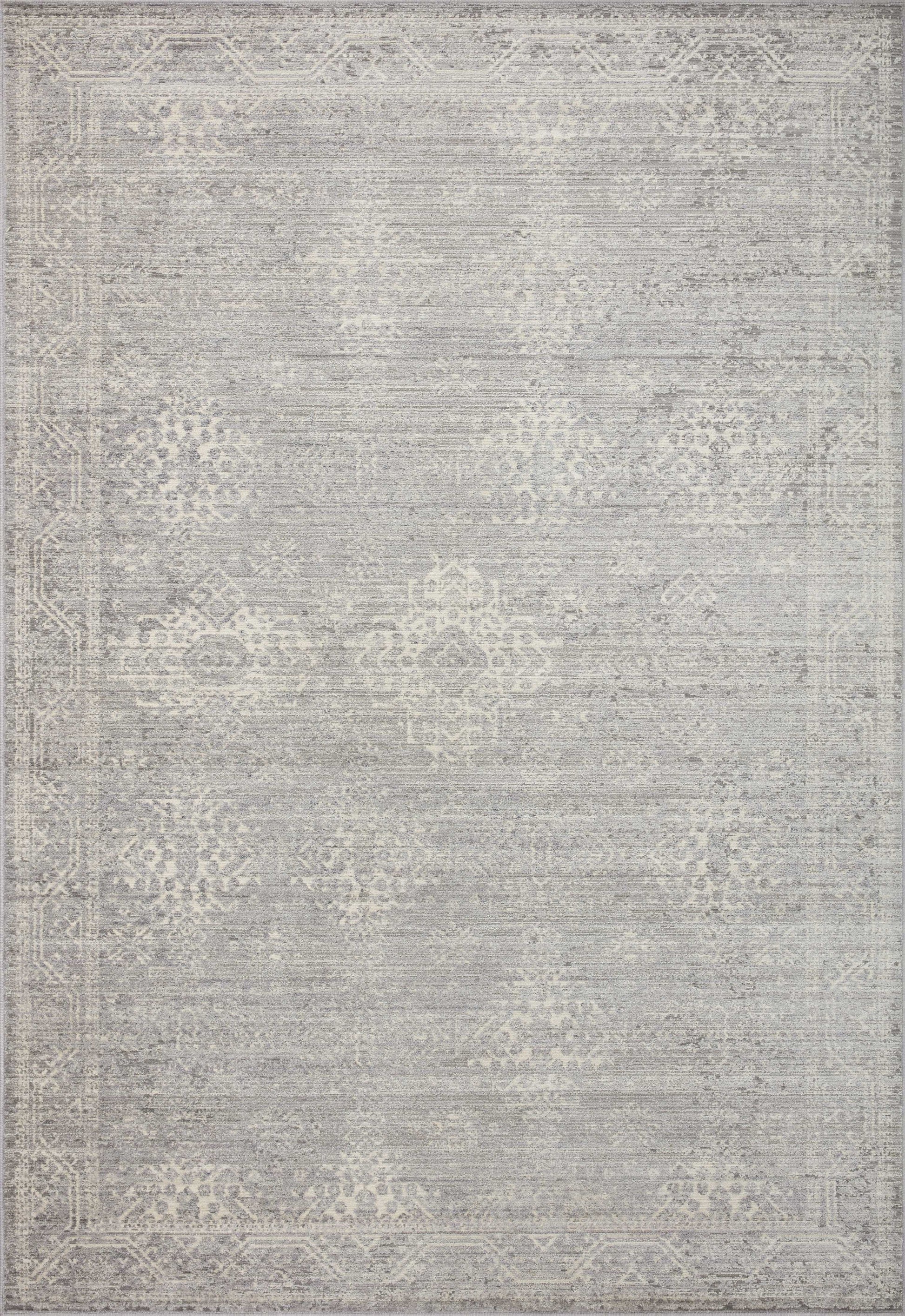 Loloi Indra Ina-02 Silver/Ivory Area Rug