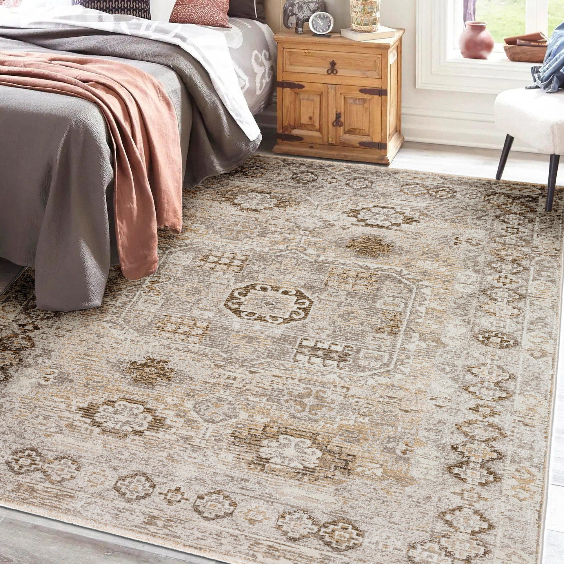 Dalyn Izmir Iz4 Flax Area Rug