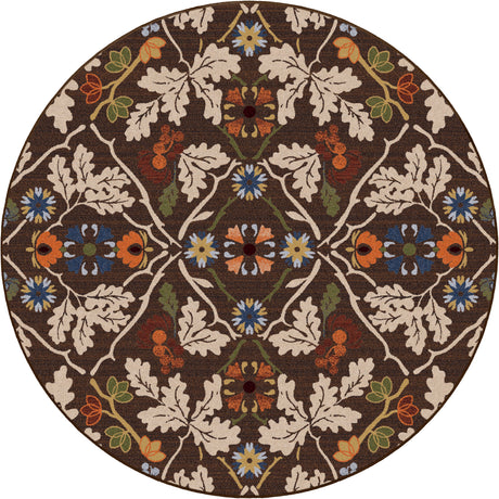 American Dakota Infinity Oak Brown Rug