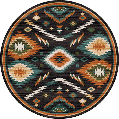 American Dakota Interlaced Horizon Gem Rug