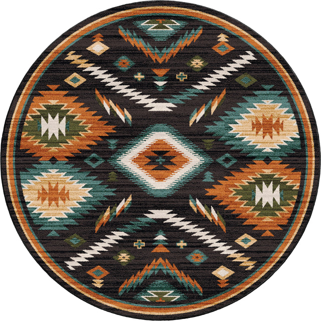 American Dakota Interlaced Horizon Gem Rug