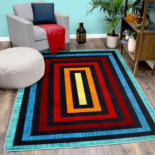 American Dakota Intrigue Sunset Rug