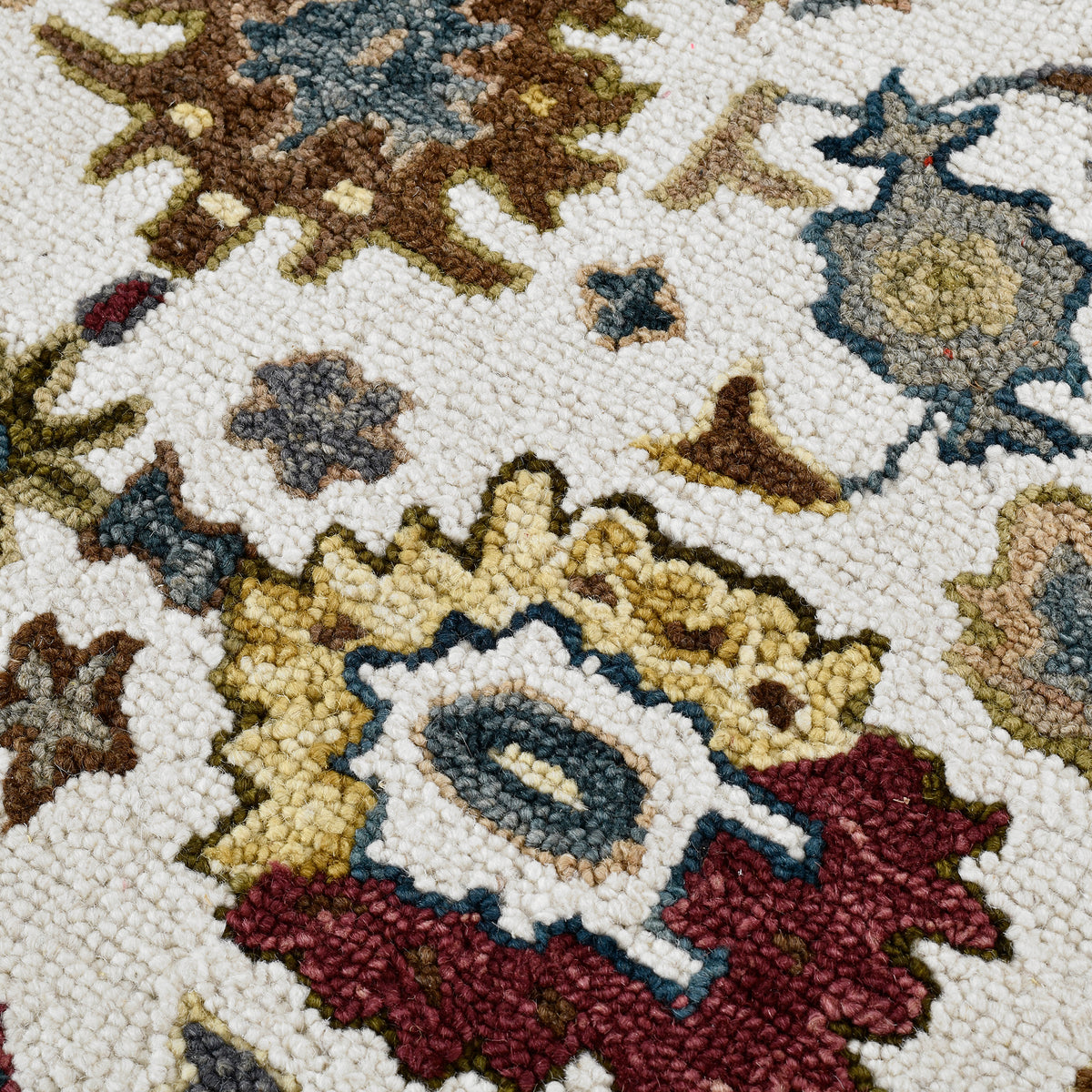 Amer Jackson JAC-1 Ivory area rug - close-up view