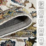 Amer Jackson JAC-1 Ivory area rug - infographic view