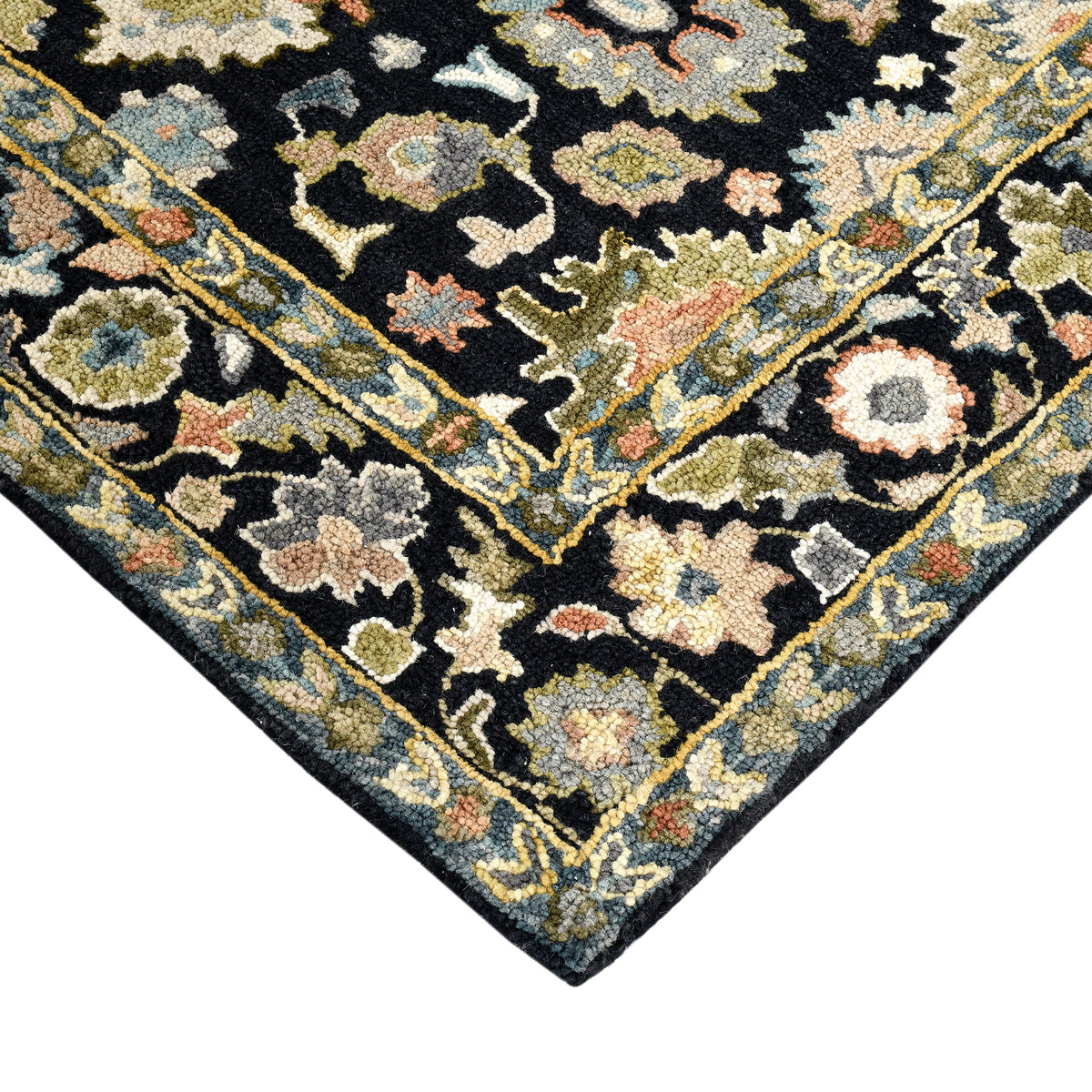 Amer Jackson JAC-2 Black area rug - corner view