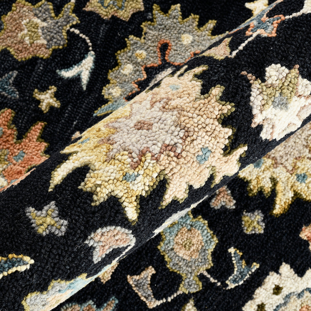 Amer Jackson JAC-2 Black area rug - color swatch view