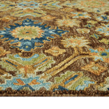Amer Jackson JAC-4 Brown area rug - profile view