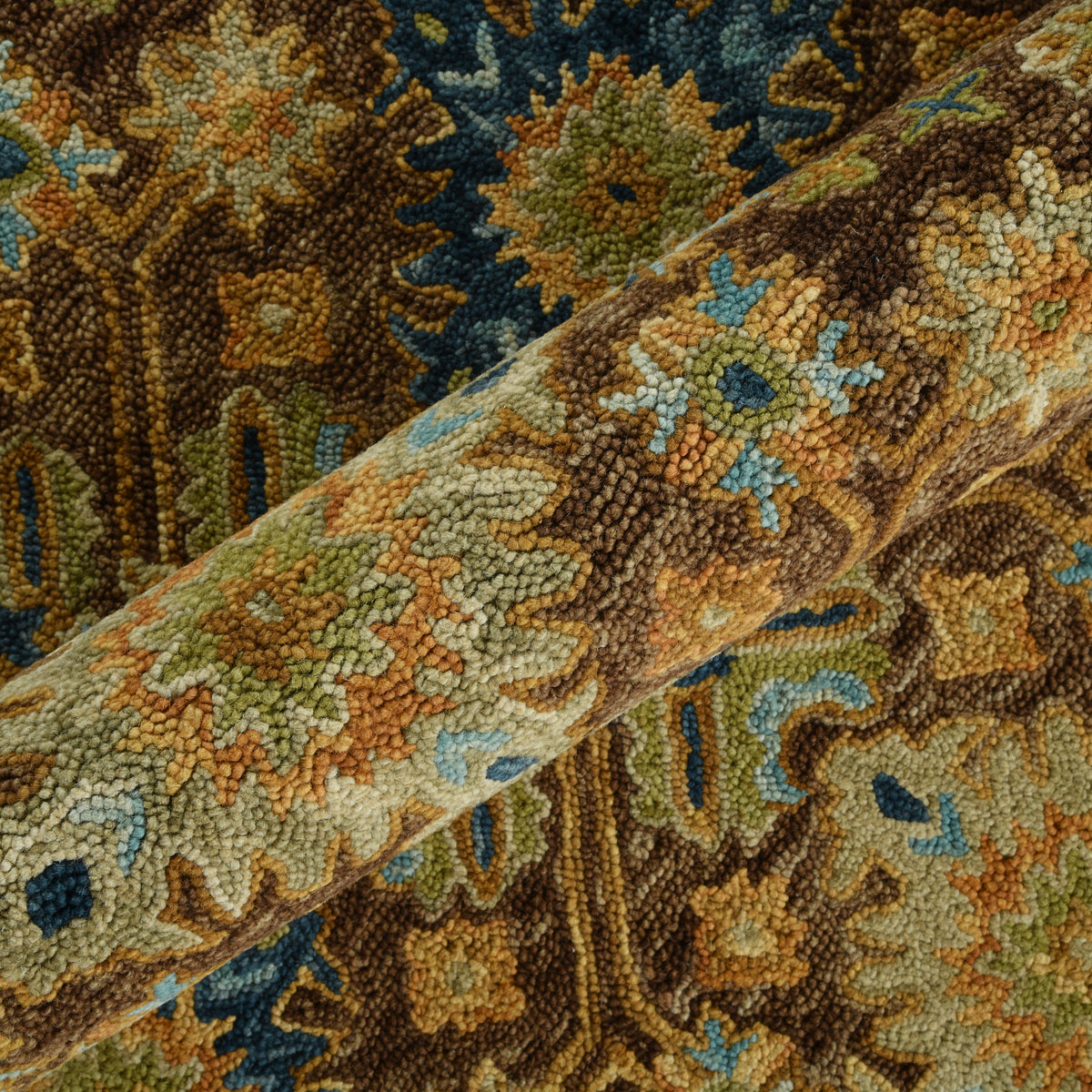 Amer Jackson JAC-4 Brown area rug - color swatch view