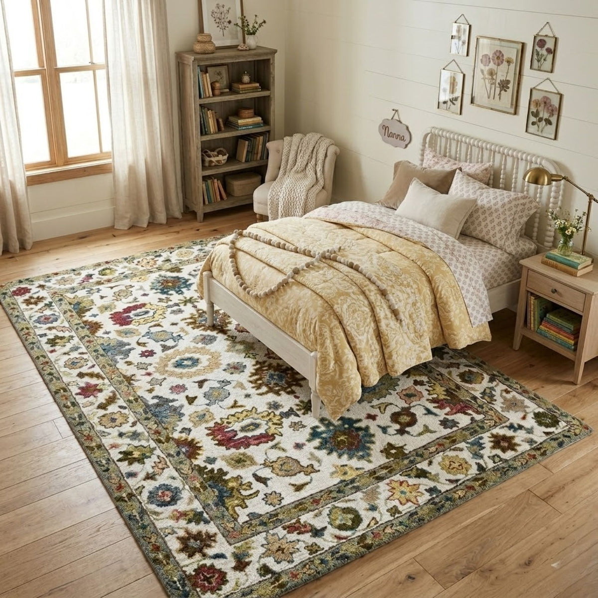 Amer Jackson JAC-1 Ivory area rug - lifestyle view