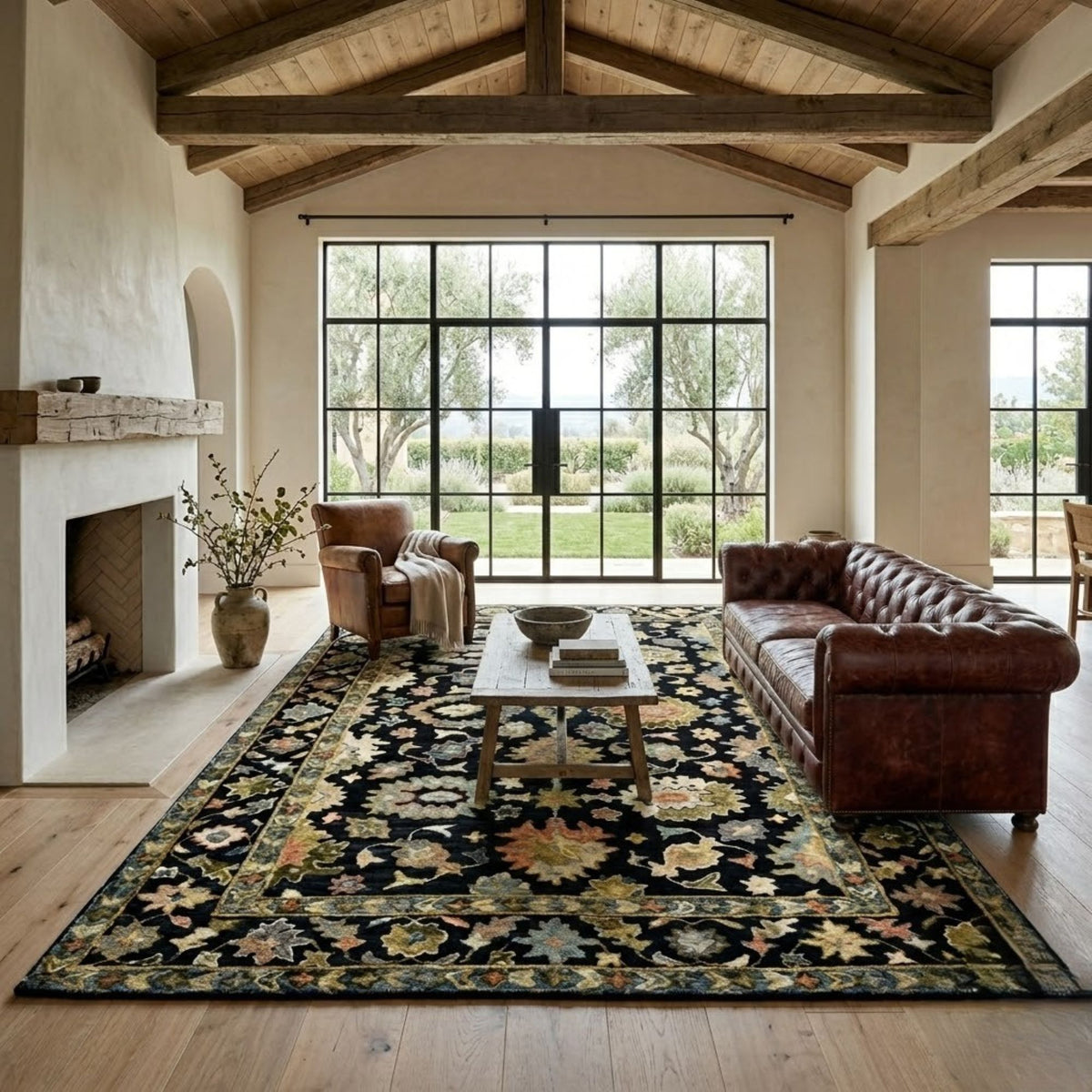 Amer Jackson JAC-2 Black area rug - lifestyle view