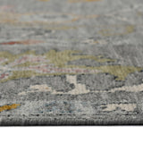 Amer Jaigarh JAI-17 Pigeon Gray / Pebble Gray area rug - profile view