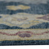 Amer Jaigarh JAI-20 Medium Blue area rug - profile view