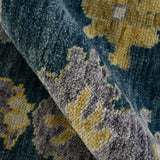 Amer Jaigarh JAI-20 Medium Blue area rug - color swatch view