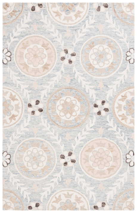 Safavieh Jardin Jar755G Light Grey/Ivory Rug.