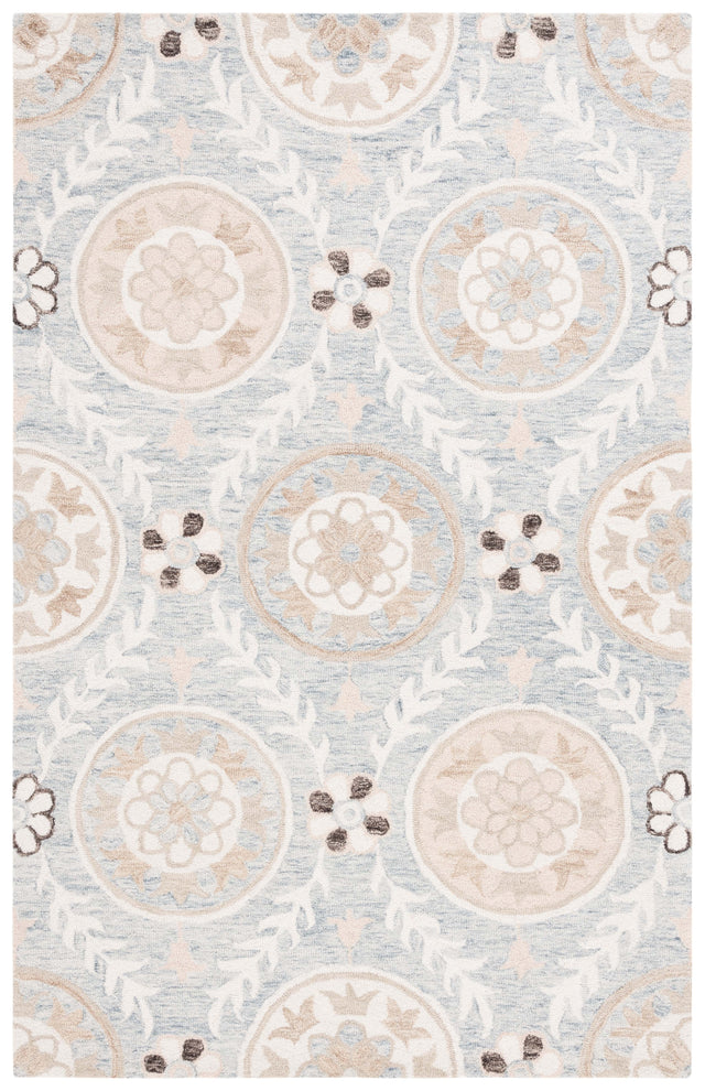 Safavieh Jardin Jar755G Light Grey/Ivory Rug.