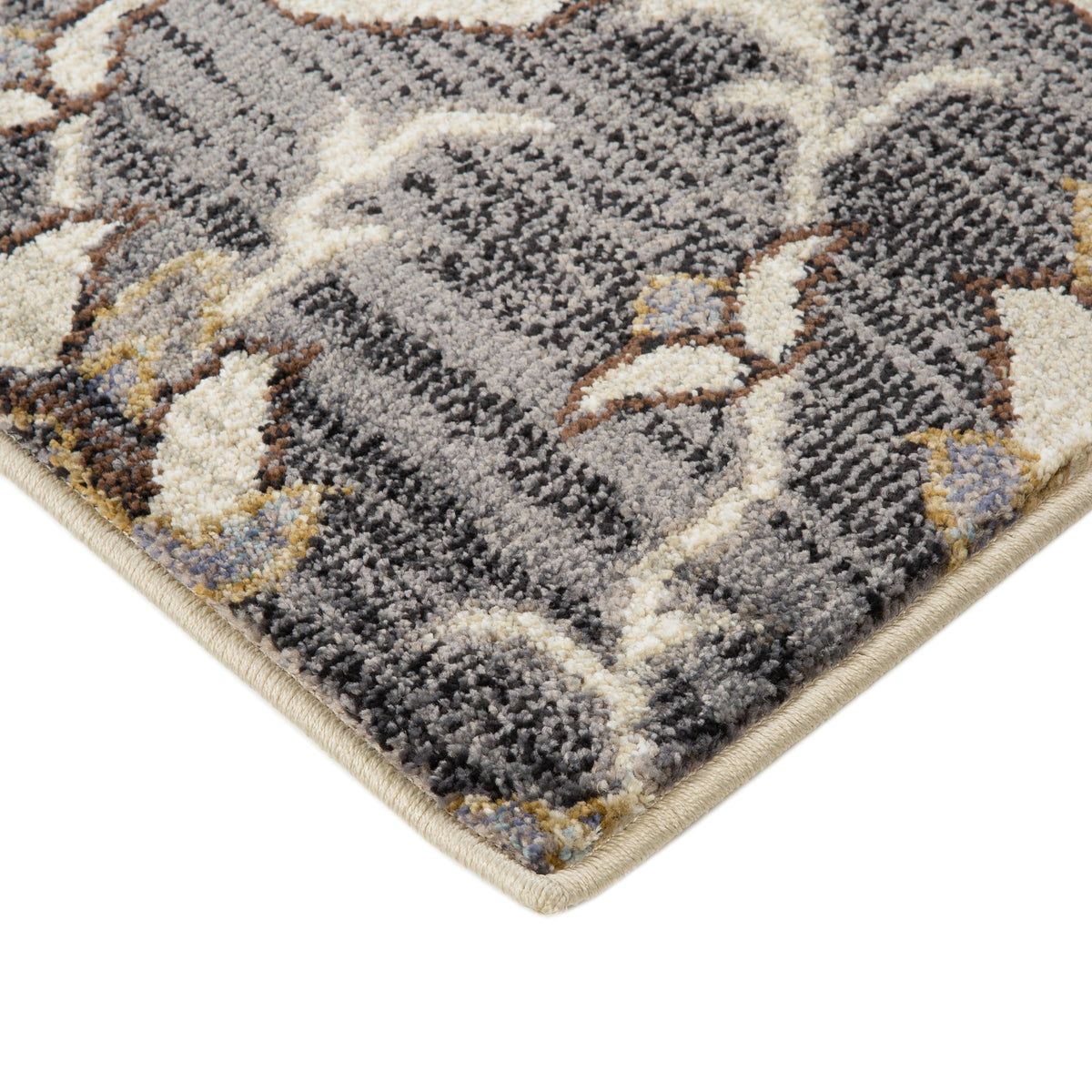 Amer Jordan JOR-10 Ivory / Blue area rug - corner view