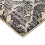 Amer Jordan JOR-10 Ivory / Blue area rug - corner view