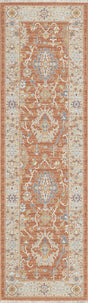 Dynamic Rugs Juno 6885 Power Loomed Traditional Rust/Ivory/Multi Rug