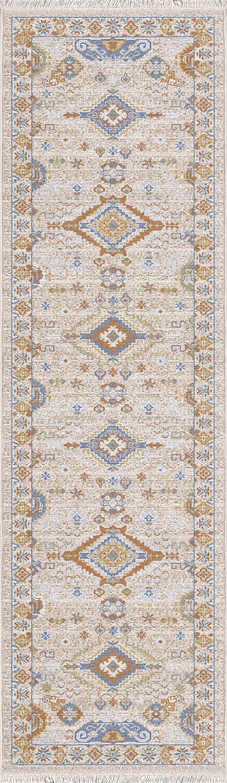 Dynamic Rugs Juno 6886 Power Loomed Traditional Ivory/Multi Rug