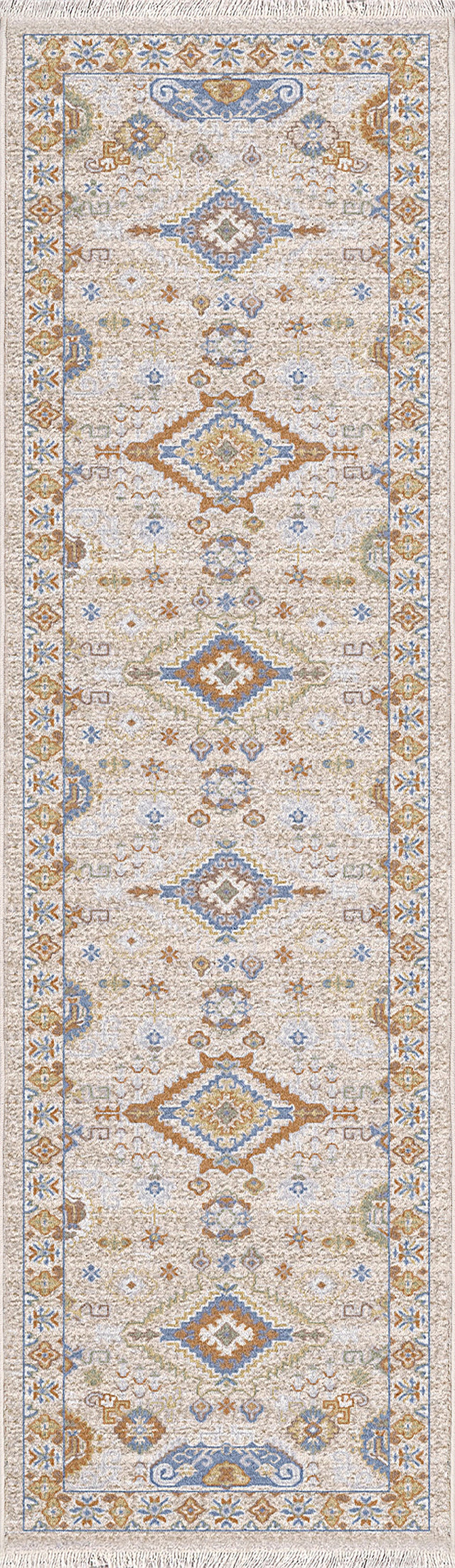 Dynamic Rugs Juno 6886 Power Loomed Traditional Ivory/Multi Rug