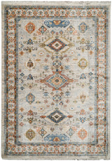 Dynamic Rugs Juno 6886 Power Loomed Traditional Ivory/Multi Rug - rectangular rug view