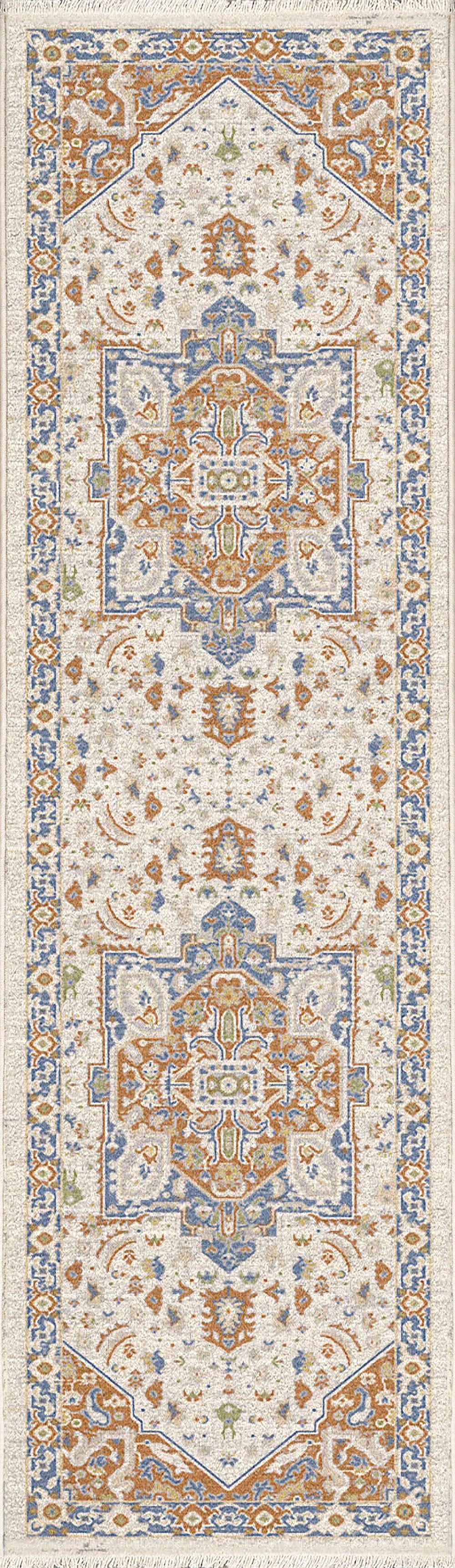 Dynamic Rugs Juno 6887 Power Loomed Traditional Beige/Multi Rug