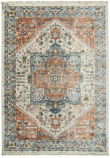 Dynamic Rugs Juno 6887 Power Loomed Traditional Beige/Multi Rug - rectangular rug view