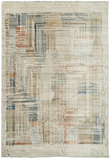 Dynamic Rugs Juno 6889 Power Loomed Modern Beige/Multi Rug - rectangular rug view