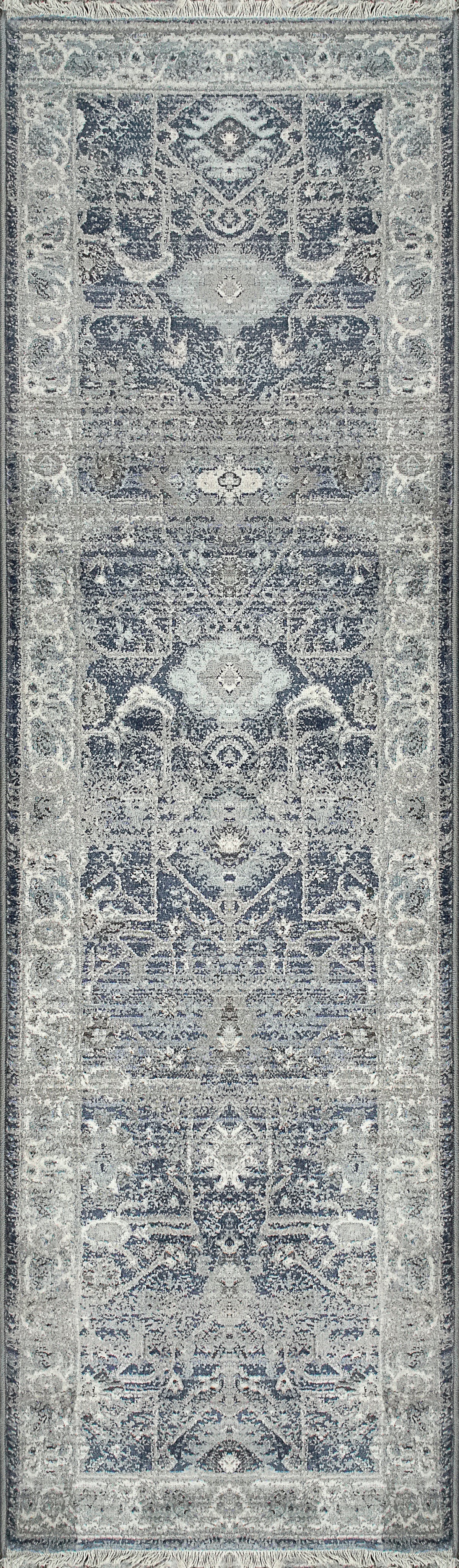 Dynamic Rugs Juno 6881 Blue Rugs - runner view