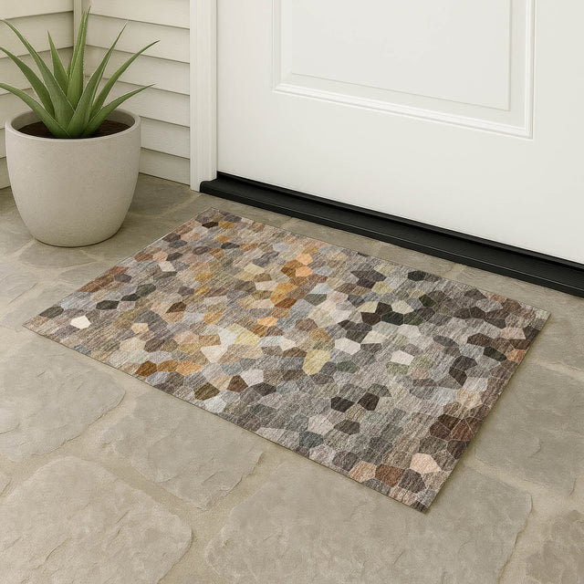 Dalyn Kaleidoscope KL1 Transitional Machine Made Pewter Rug
