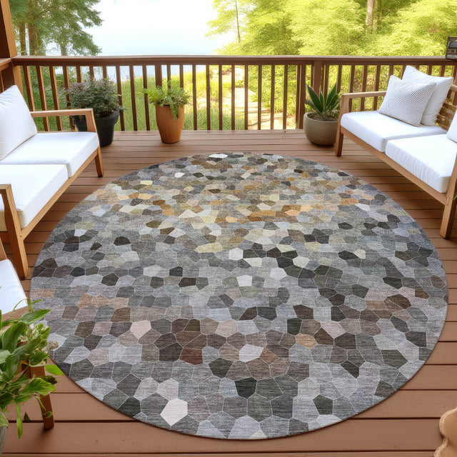 Dalyn Kaleidoscope KL1 Transitional Machine Made Pewter Rug