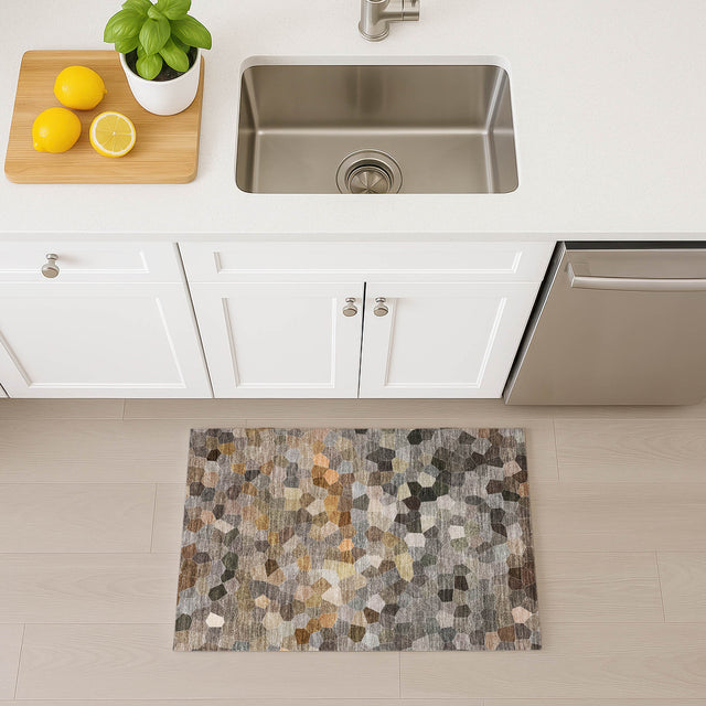 Dalyn Kaleidoscope KL1 Transitional Machine Made Pewter Rug
