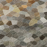 Dalyn Kaleidoscope KL1 Transitional Machine Made Pewter Rug