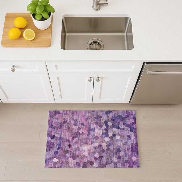 Dalyn Kaleidoscope KL1 Transitional Machine Made Plum Rug