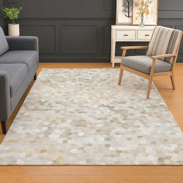 Dalyn Kaleidoscope KL1 Transitional Machine Made Putty Rug