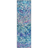 Dalyn Kaleidoscope KL1 Transitional Machine Made Turquoise Rug